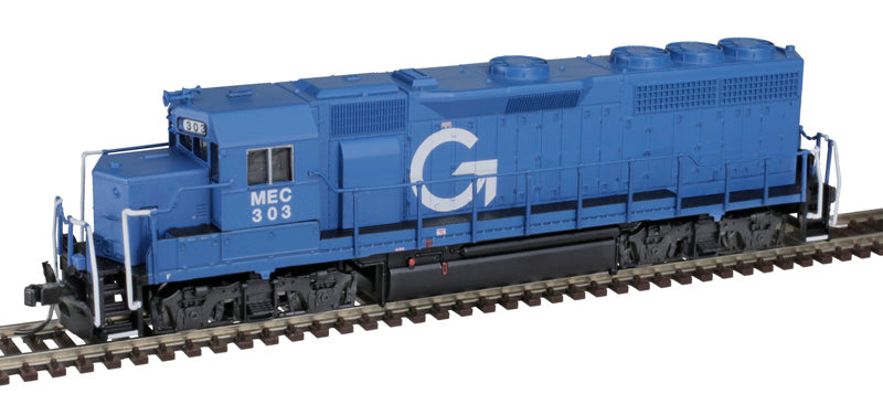 ATLAS 40005280 EMD GP40 MEC Maine Central #303 (blue, white) DCC & Sound N Scale