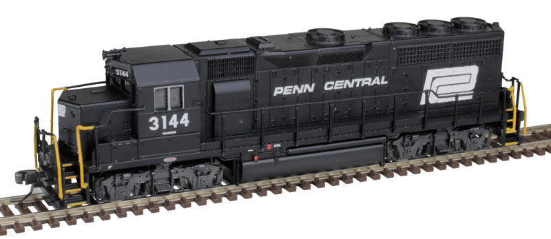 ATLAS 40005289 EMD GP40 PC Penn Central #3166 (black, white) DCC & Sound N Scale