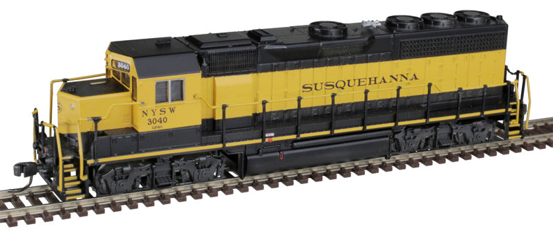 ATLAS 40005297 EMD GP40 New York, Susquehanna & Western #3040 (yellow, black) DCC & Sound N Scale