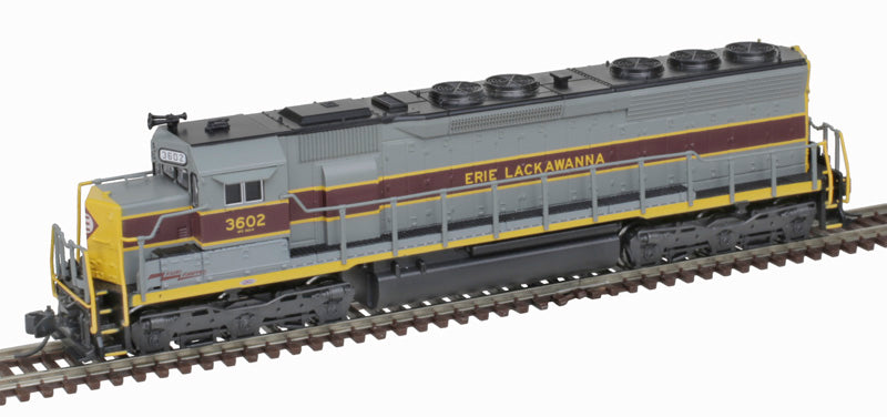 ATLAS 40005584 EMD SD45 EL Erie Lackawanna #3614 (gray, maroon, yellow) DCC & Sound N Scale