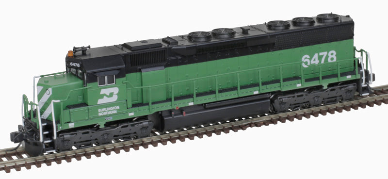 ATLAS 40005587 EMD SD45 BN Burlington Northern #6536 (Cascade Green, black) DCC & Sound N Scale