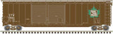 ATLAS 20004415 Postwar 50' Double-Door Boxcar - Grand Trunk Western #596431 (Boxcar Red, green; Maple Leaf Logo) HO Scale