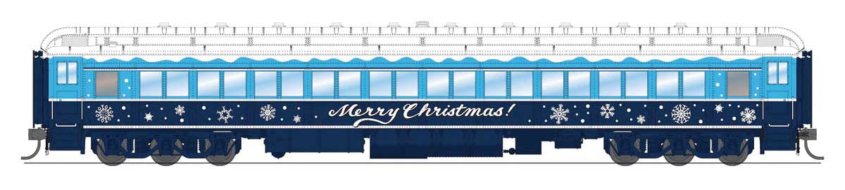 Image for 187-9739 80'Pass Coach Blue & Whit