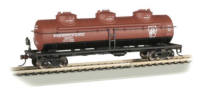 Bachmann 17108 40' 3-Dome Tank Car - Ready to Run - Silver