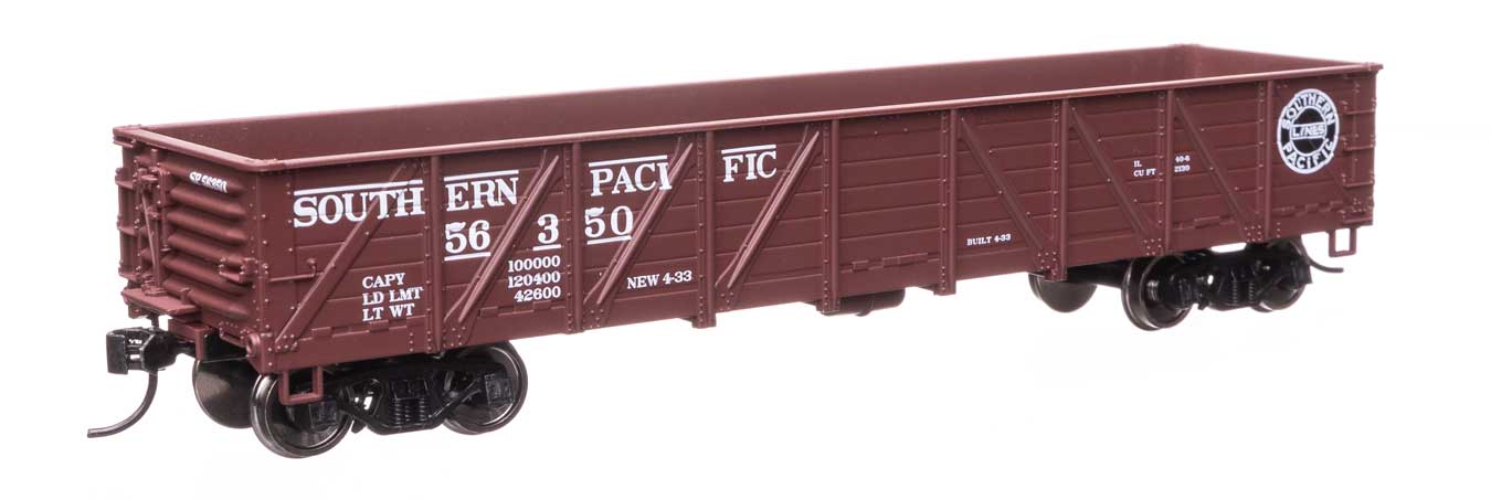 InterMountain HO Scale 35204 Western Pacific Wood Chip Drop Bottom Gondola - Mint