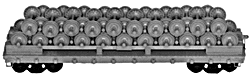 Image for 293-4023 40' Wheel Flatcar UNDEC