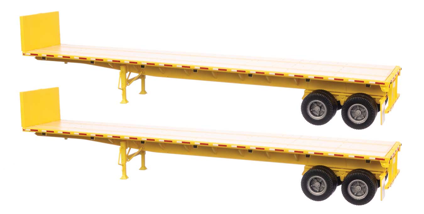 Image for 949-2702 40' Flatbed Trlr Ylw 2/