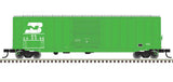 Atlas 20006712 ACF 50'6" Boxcar BN Burlington Northern #249088 (Cascade Green, white) HO Scale