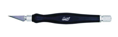 Excel 16026 K26 Fit Grip Knife With 11 Blade and Safety Cap (black) All Scale