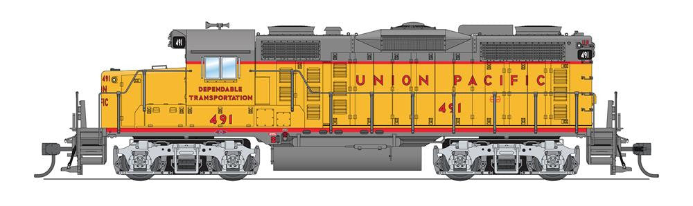 BLI 4279 GP20 UP Union Pacific #491 Paragon 4 w/Sound & DCC HO Scale Broadway Limited