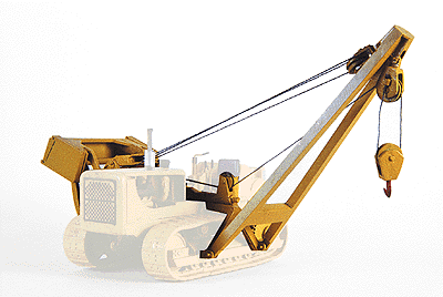 Custom Finishing Models 7274 Side Boom Pipelayer/Railroad Wrecking Crane Attachment - Kit HO Scale