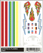 Image for 785-307 Dry trns stripes & flames