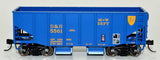 Bowser 43095 55-Ton Fishbelly Hopper D&H Delaware & Hudson #5582 (Ballast Car, Blt. 1-40, blue, yellow) HO Scale