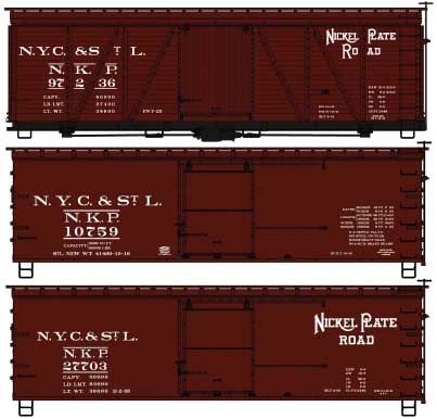 Image for 112-8140 36'Wd Box NKP 3 Car Set