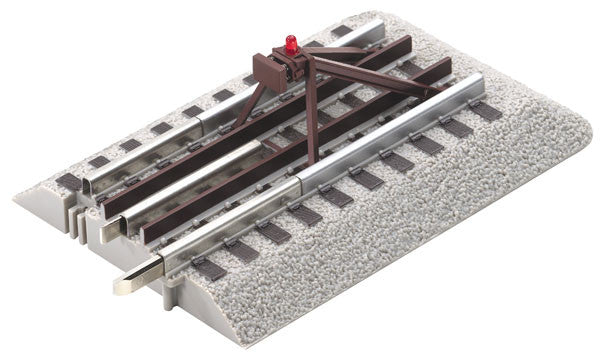 612035 Lionel /  FasTrack(TM) Track w/Roadbed - 3-Rail -- Lighted Bumper 5" 12.7cm pkg(2 (Scale=O) #434-612035)