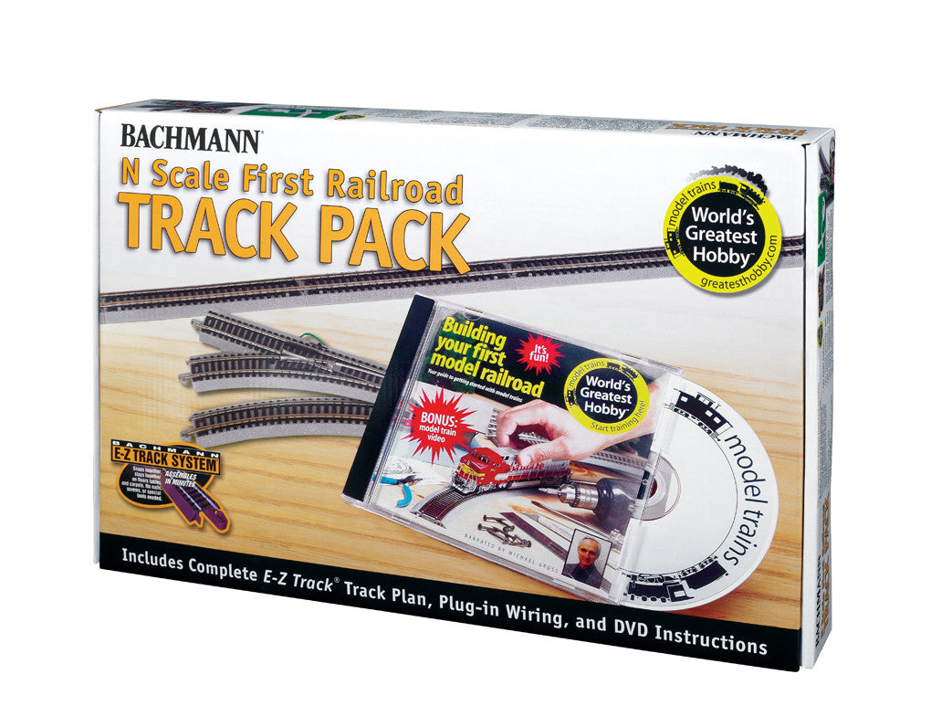 Bachmann 44896 World's Greatest Hobby First Railroad Track Pack N Scale