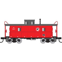 Atlas 20003018 C&O-Style Steel Center-Cupola Caboose - Algoma Central #9609 (red, black) HO Scale