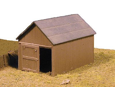 Micro Engineering 70-605 - Small Shed (Scale=HO) Part #255-70605