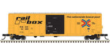 Atlas 20006720 ACF 50'6" Boxcar RBOX - Railbox #32745 (yellow, black, Large Logo) HO Scale