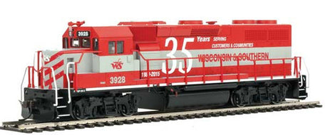 Atlas 10002616 GP39-2 W&S Wisconsin & Southern #3928 (gray, red, 35th Anniversary) Sound & DCC HO Scale