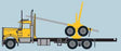Image for 744-49085 KW W900 Log Truck Ylw/Blk