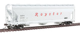 ATLAS 20004803 ACF 4650 Centerflow Covered Hopper Royster ACFX #48090 (gray, red) HO Scale