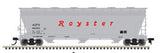 ATLAS 20004804 ACF 4650 Centerflow Covered Hopper Royster ACFX #48094 (gray, red) HO Scale