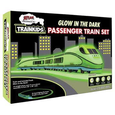Atlas 15000100 Trainkids Glow In The Dark Passenger Train Set HO Scale