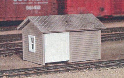 Pikestuff 0006 Wood Handcar Shed HO Scale