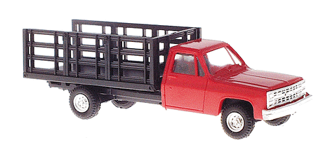 Image for 729-901533 Chevy P/U Stake Truck Red