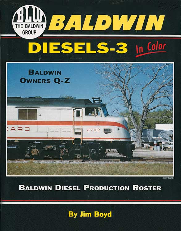 Morning Sun Books Inc 1155 Baldwin Diesels in Color -- Volume 3, Hardcover, 128 Pages