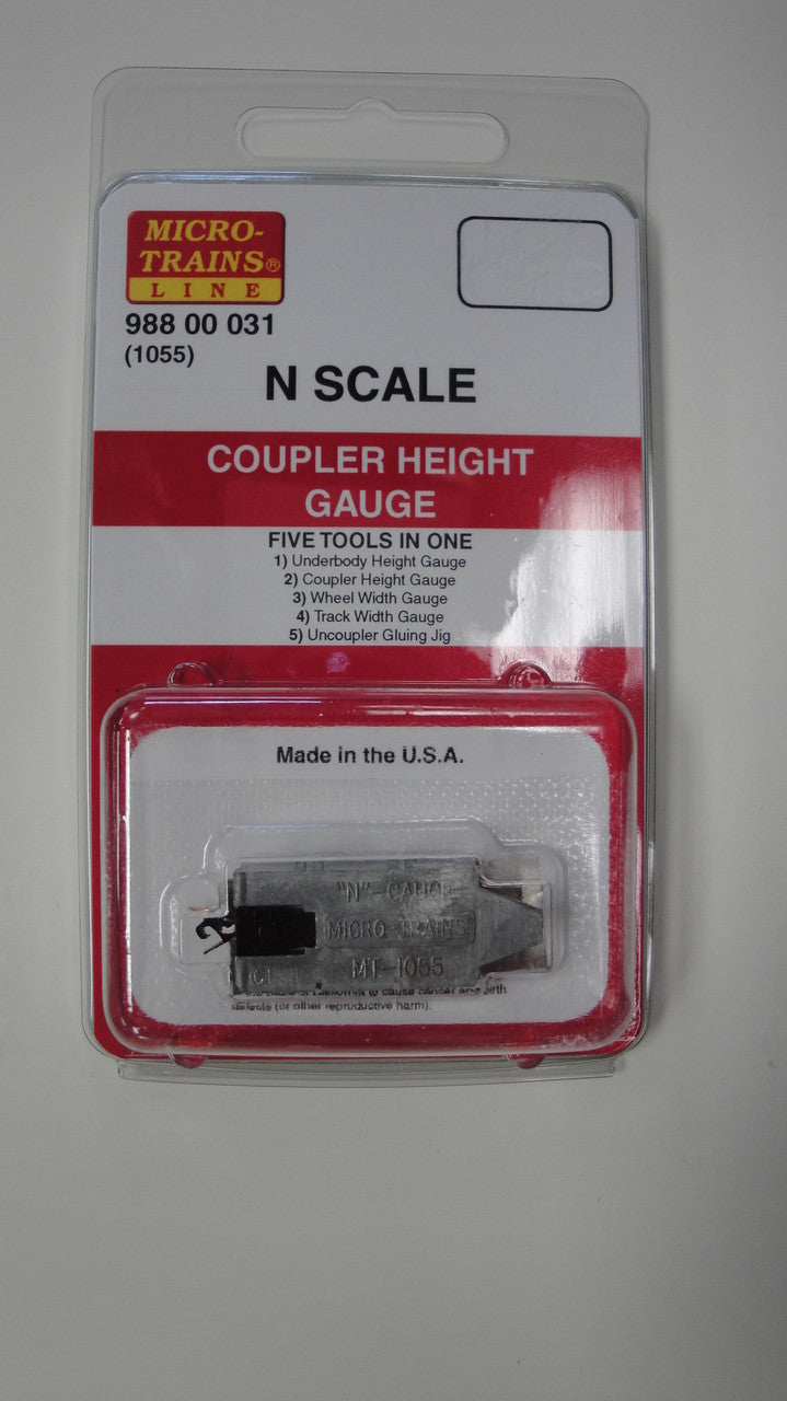 98800031 MICRO TRAINS {98800031} COUPLER HEIGHT GAUGE (1055) 5 TOOLS- YANKEEDABBLER