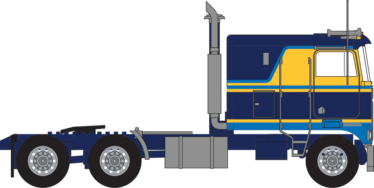 Image for 744-41056 KW K100 Flat Top Blu/Ylw
