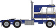 Image for 744-41052 KW K100 Flat Top Blu/Wht