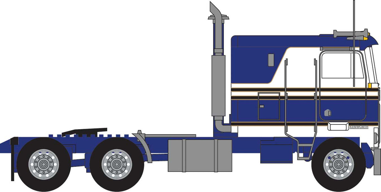 Image for 744-41052 KW K100 Flat Top Blu/Wht