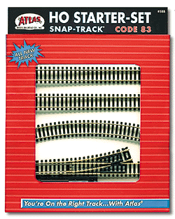 Atlas 588 Code 83 SNAP TRACK STARTER SET HO Scale YankeeDabbler