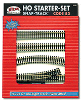 Atlas 588 Code 83 SNAP TRACK STARTER SET HO Scale