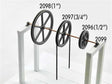 Image for 293-2098 4'Diam Shve/Pllw Blks 2/