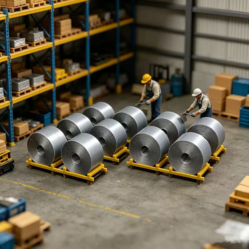 5Set, HO Scale Steel Coil And Pallet Model Kit - Plastic Industrial Miniature Landscape, Suitable for Train Models, Miniature Photography, Handicrafts, Railway Scene Layout, Equipped with Realistic Roll Load HO Scale