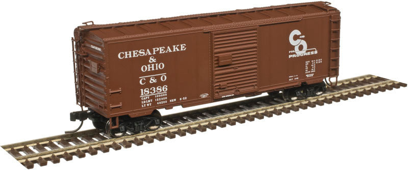 ATLAS 50003967 40' PS-1 Box Car C&O Chesapeake & Ohio #18386 N Scale