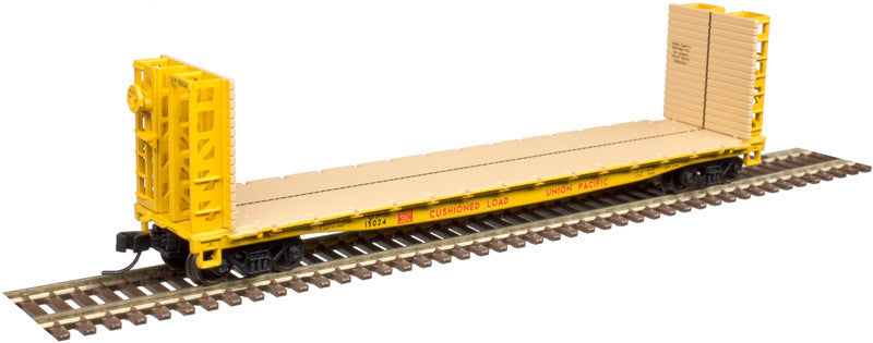 Atlas 50004821 48' GSI Bulkhead Flat Car UP Union Pacific #15066 (Scale=N) Part # 150-50004821