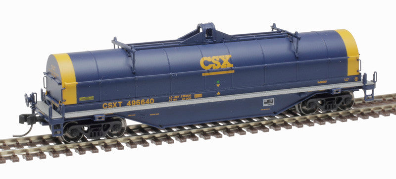 Atlas 50004876 42' Coil Steel Car CSXT - CSX #496673 (blue, yellow) N Scale