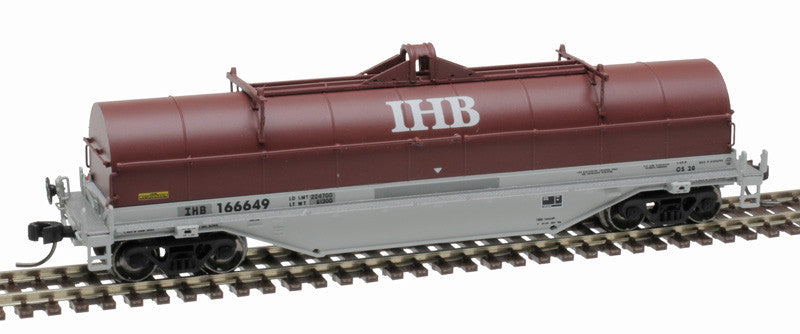 Atlas 50004882 42' Coil Steel Car IHB - Indiana Harbor Belt #166618 (Ex-NS, red, gray) N Scale