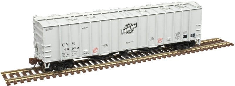 ATLAS 50005045 4180 Airslide Covered Hopper - Chicago & North Western (CNW) #69987 N Scale