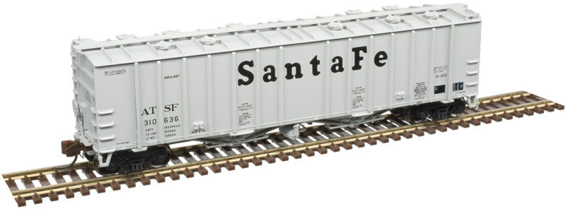 ATLAS 50005059 4180 Airslide Covered Hopper - Santa Fe (ATSF) #310653 N Scale