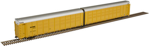 Atlas {50005185} Articulated Auto Carrier NS - Norfolk Southern (yellow, silver, black, white) #110237 N Scale