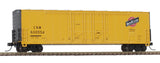 Atlas 50005199 Evans 53' Double Plug-Door Boxcar - C&NW Chicago & North Western #600554 (yellow, black) N Scale