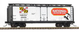 Atlas 50005662 40' Plug-Door Boxcar - NBOH National Bohemian #1890 (white, red, black, gold) N Scale