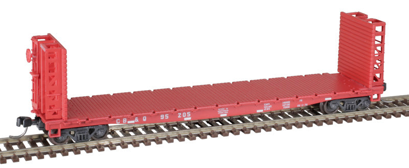 Atlas 50005792 GSI-GSC 48' Bulkhead Flatcar CB&Q Chicago Burlington & Quincy #95205 N Scale