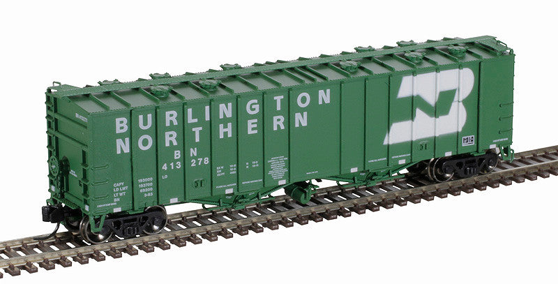 Atlas 50005812 BN - Burlington Northern #413346 (green, white) 4180 Airslide Covered Hopper N Scale